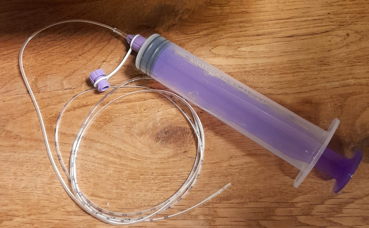 Spuiten, sonde en op zuig rietje